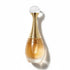 Eleganter goldener Parfumflakon mit weißem Kugelkopf vor weißem Hintergrund