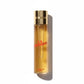 Goldfarbenes Flakon des La Favorite Shimmer Oils mit goldenem Verschluss vor weißem Hintergrund