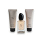 Giorgio Armani Si Duftset mit Eau de Parfum, Bodylotion und Duschgel, elegant arrangiert