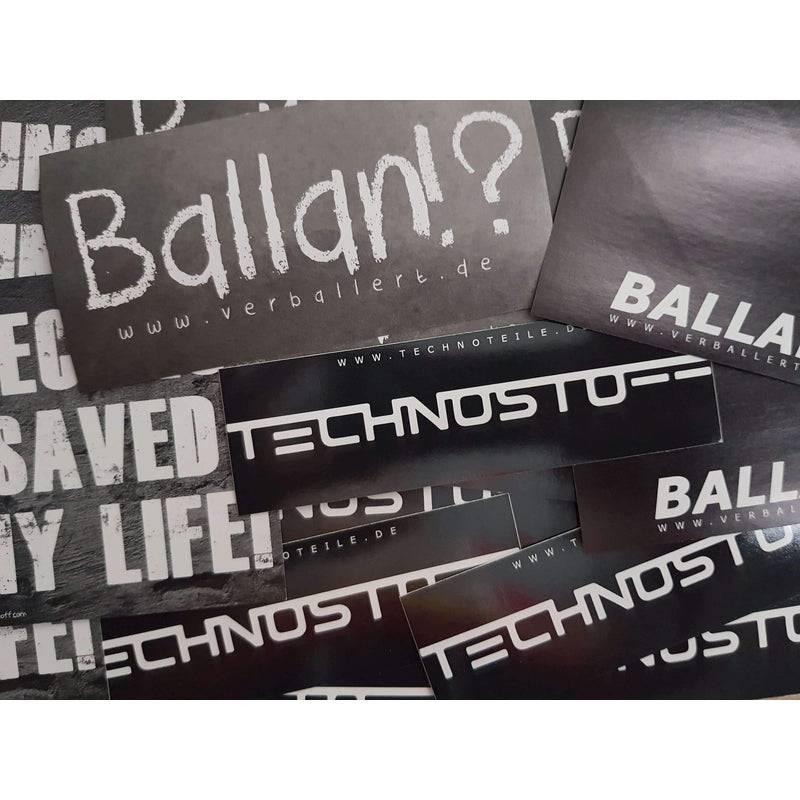 Gemischtes Techno & Rave Sticker Paket Set 🔥