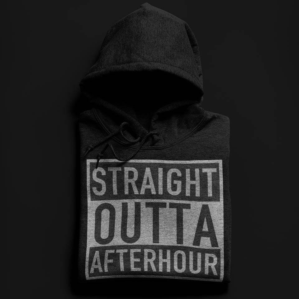 Straight Outta Afterhour Premium Hoodie (schwarz)