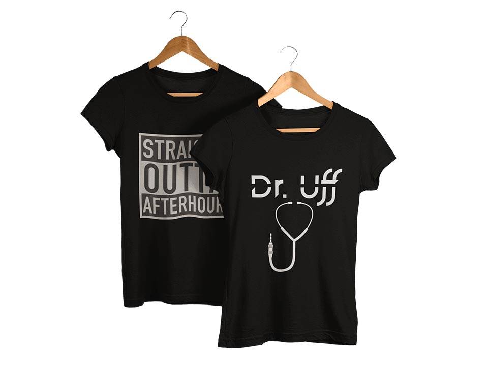 Straight Outta Afterhour T-Shirt (schwarz / Frauen)