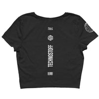 Stripe Crop Top (schwarz)