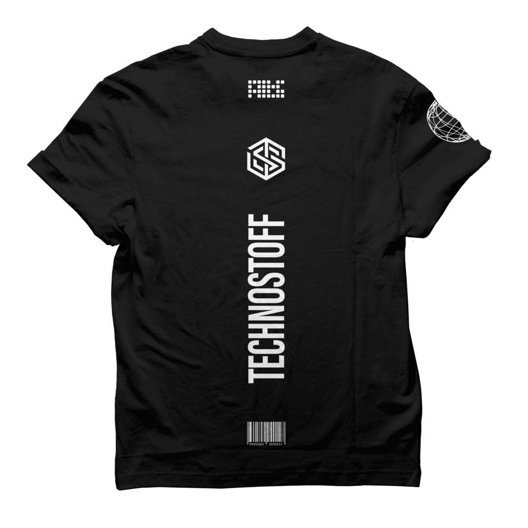 Stripe T-Shirt (regular, unisex, black)