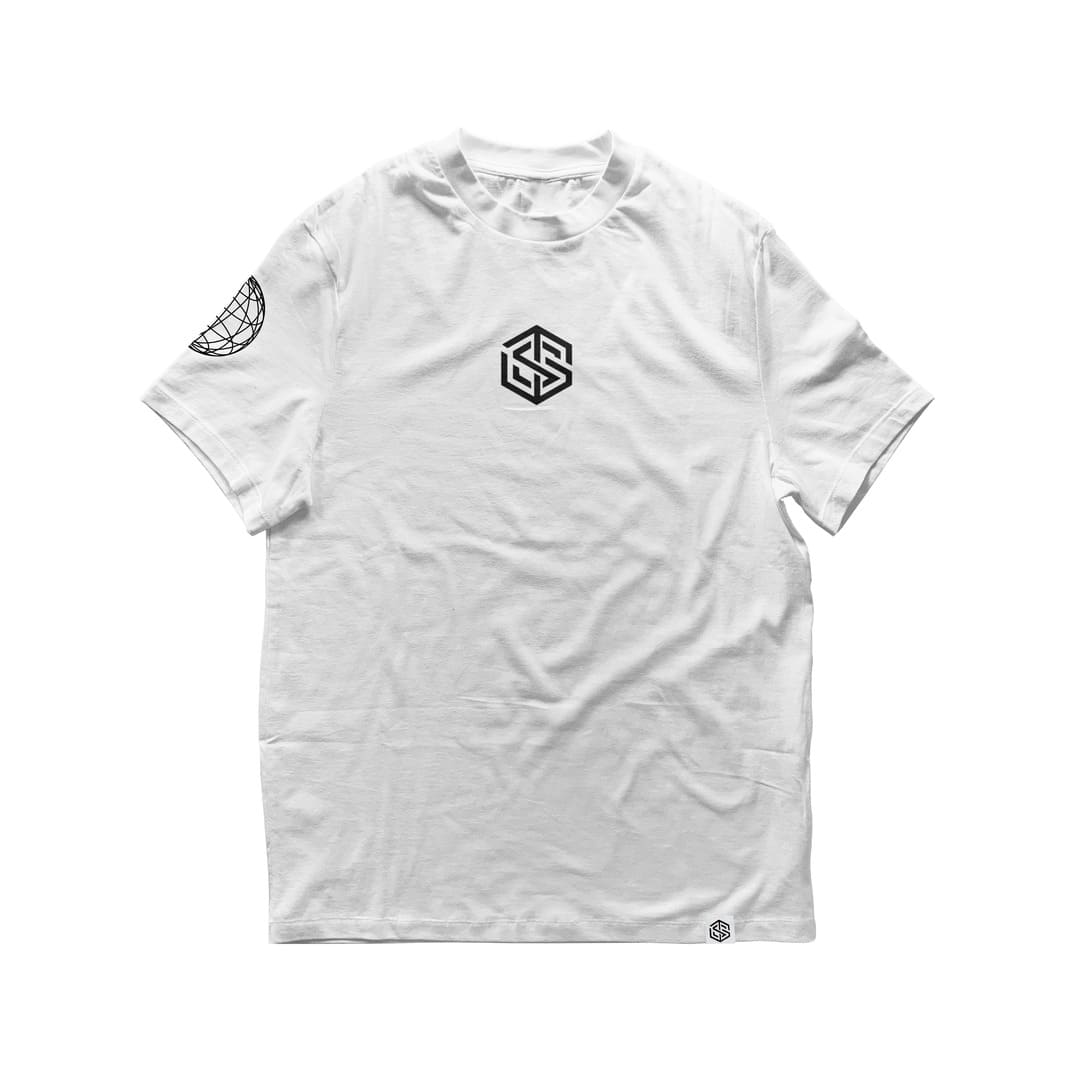 Stripe T-Shirt (oversized, unisex, white)