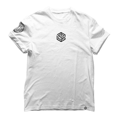 Stripe T-Shirt (regular, unisex, white)