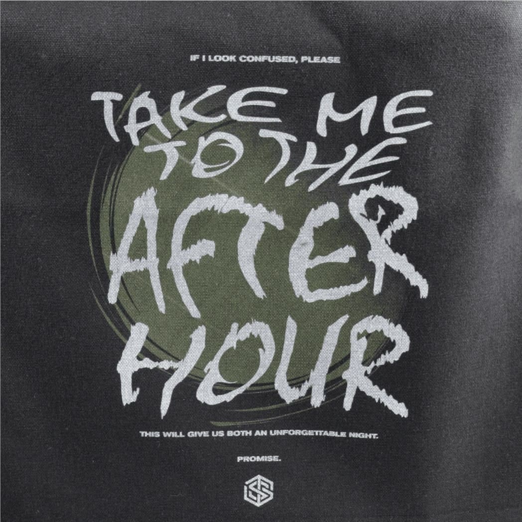 Take Me To The Afterhour oversized Tote Bag