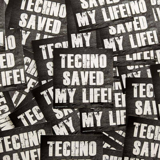 Techno saved my life! Rave Sticker Paket 💥