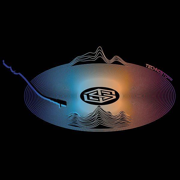 Techno Scratch T-Shirt (schwarz / Frauen)