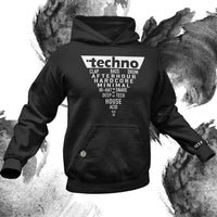 Techno Triangle Premium Hoodie