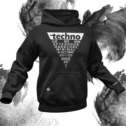 Techno Triangle Premium Hoodie