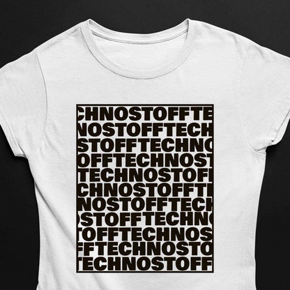 Technostoff Square Premium T-Shirt (schwarz oder weiß / Frauen)