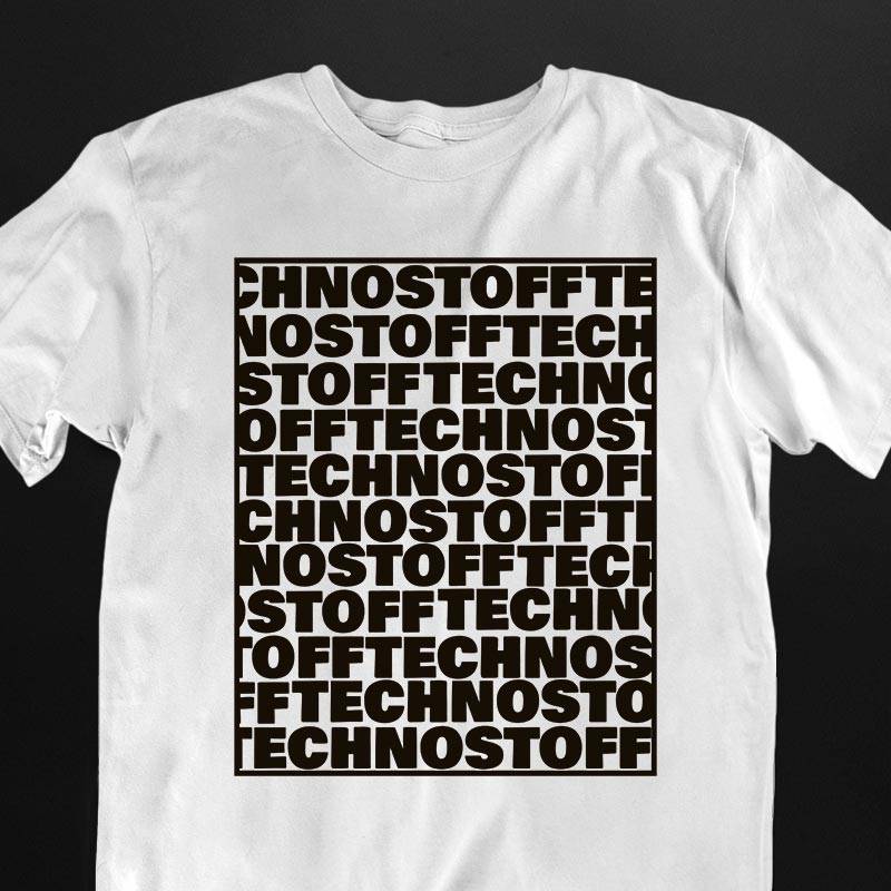 Technostoff Square Premium T-Shirt (schwarz oder weiß / unisex)