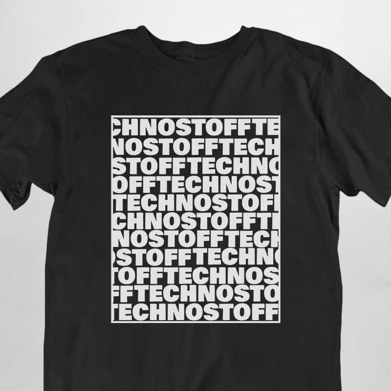 Technostoff Square Premium T-Shirt (schwarz oder weiß / unisex)