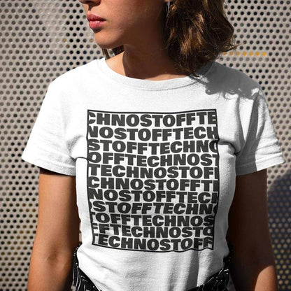 Technostoff Square Premium T-Shirt (schwarz oder weiß / Frauen)