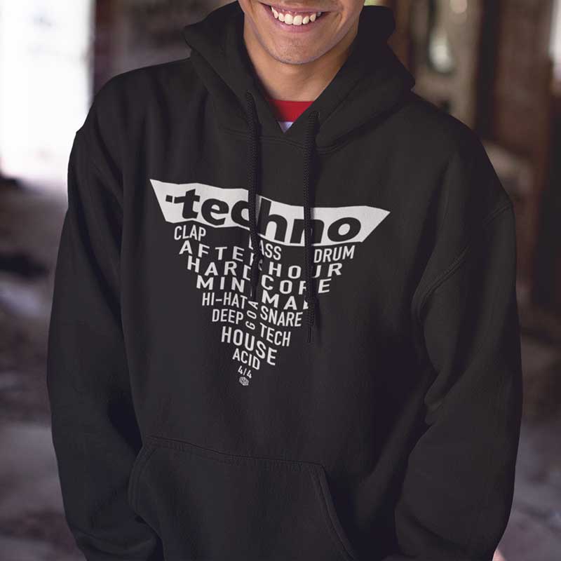 Techno Triangle Premium Hoodie