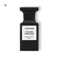 Schwarzer Flakon Tom Ford Eau de Parfum 50 ml auf weißem Hintergrund, Luxusduft