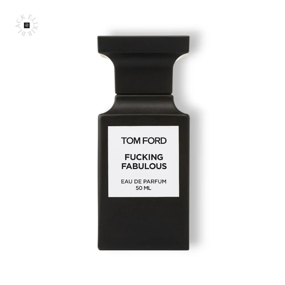 Schwarzer Flakon Tom Ford Eau de Parfum 50 ml auf weißem Hintergrund, Luxusduft