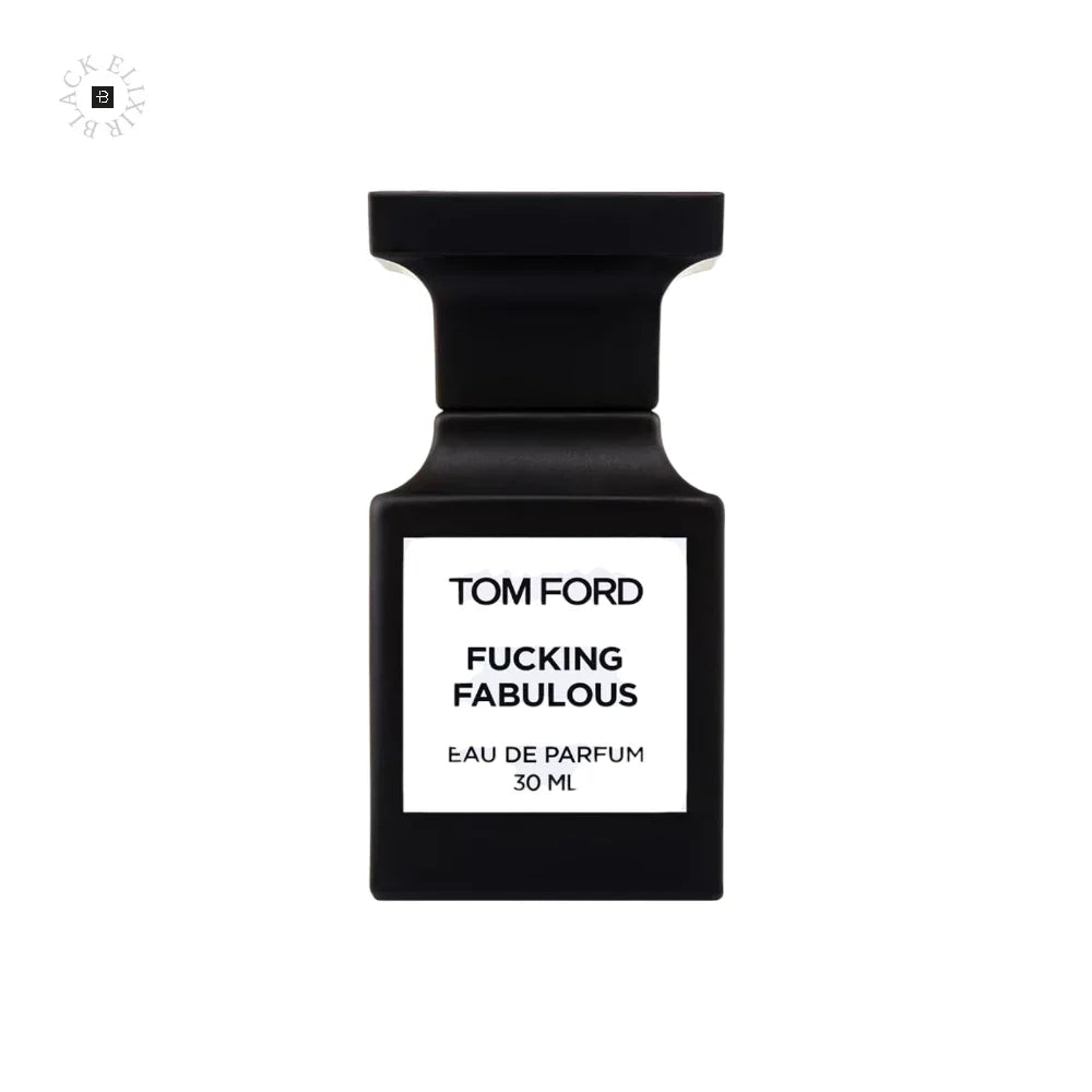 Schwarzer Tom Ford Flakon mit weißem Etikett, Eau de Parfum 30 ml, Luxusduft.