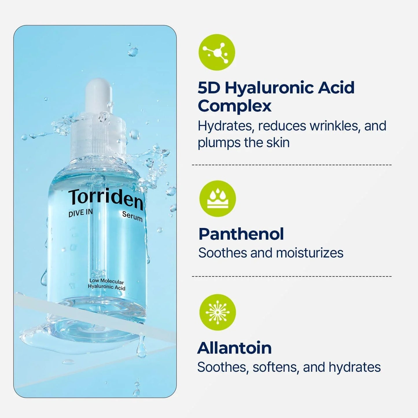 Torriden DIVE-IN Low Molecular Hyaluronic Acid Serum 50 ml