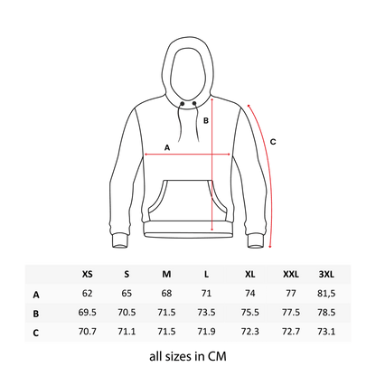 Felicimo Ultra Heavy Hoodie (unisex, schwarz)