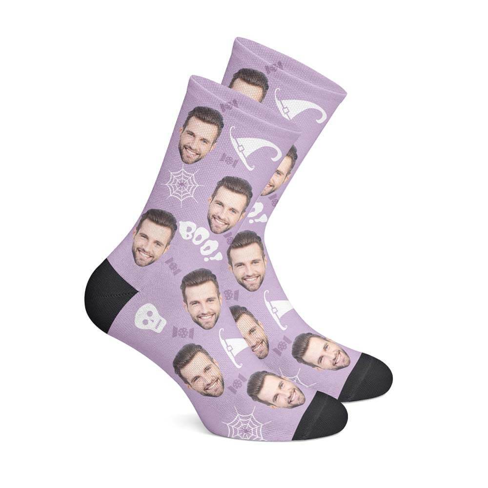 Personalisierte gespenstige Halloweensocken
