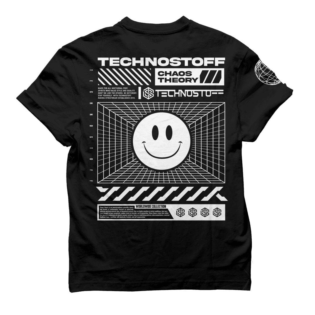 Virtual Rave T-Shirt (regular, unisex, black)