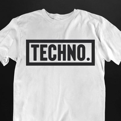 Techno Dot T-Shirt (schwarz oder weiß / unisex)