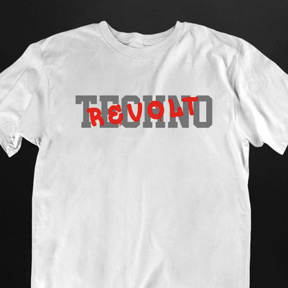 Techno Revolt T-Shirt (schwarz oder weiß / unisex)