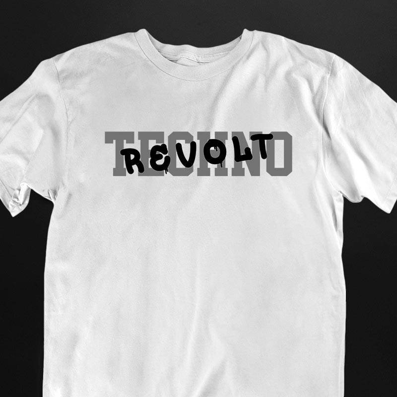 Techno Revolt T-Shirt (schwarz oder weiß / unisex)