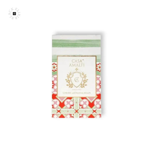 CASA AMALFI APERITIVO IN AMALFI 3 SOAP SET - BLACK ELIXIR - Maison de Parfum