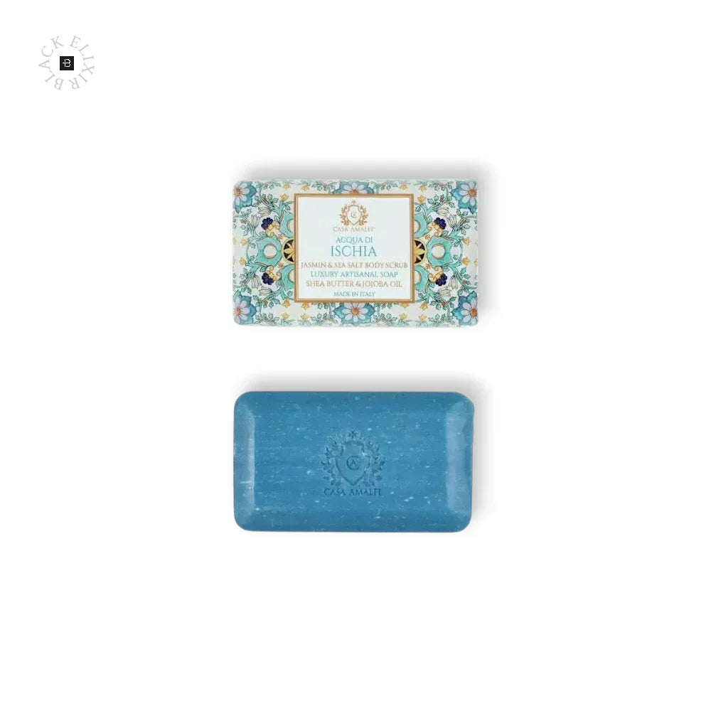 CASA AMALFI ACQUA DI ISCHIA BODY SOAP - Jasmin & Sea Salt - BLACK ELIXIR - Maison de Parfum