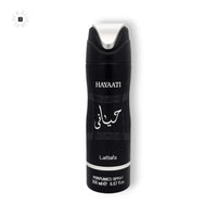 Lattafa Hayaati Deo Spray - BLACK ELIXIR - Maison de Parfum