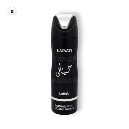 Lattafa Hayaati Deo Spray - BLACK ELIXIR - Maison de Parfum