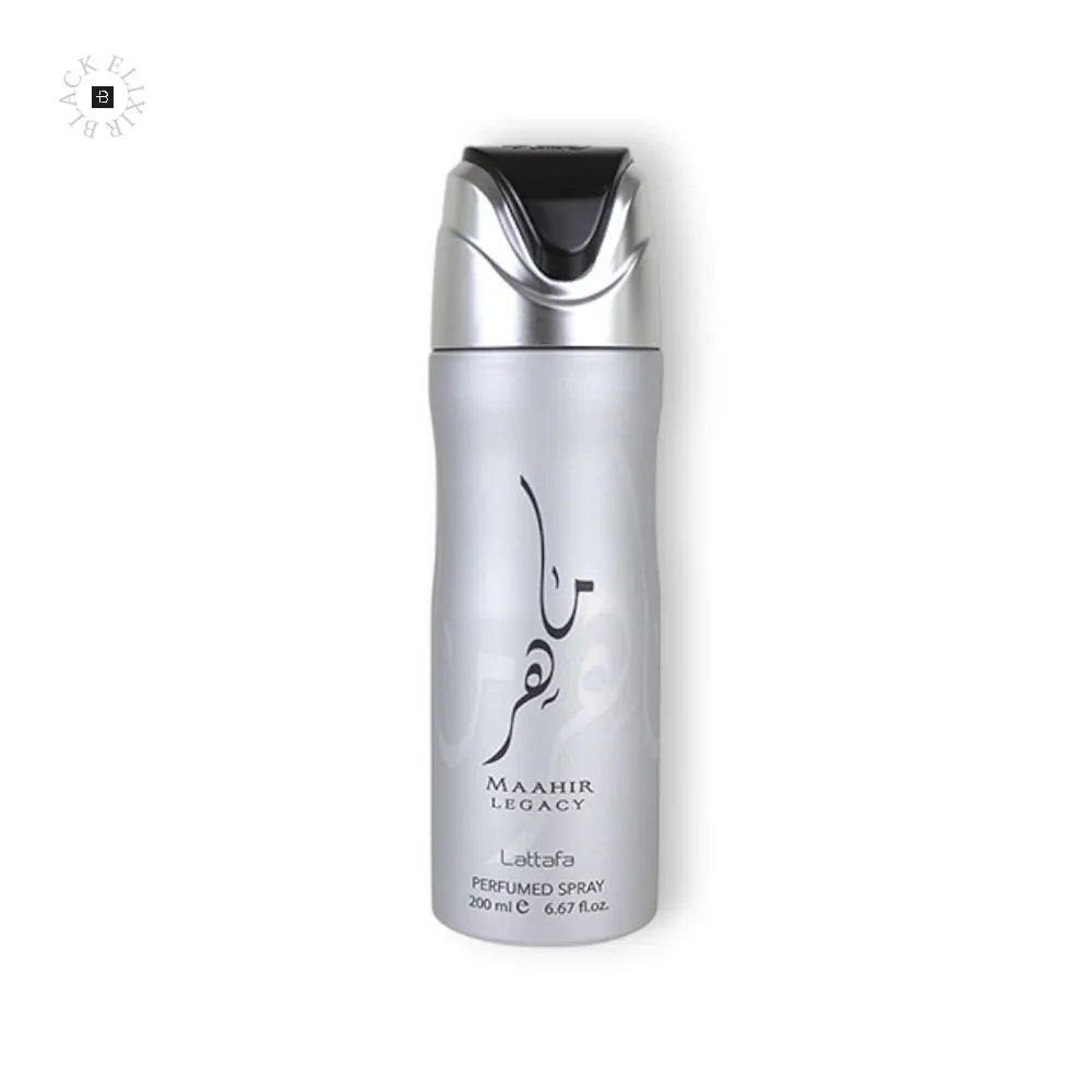 Lattafa Maahir Legacy Deo Spray - BLACK ELIXIR - Maison de Parfum
