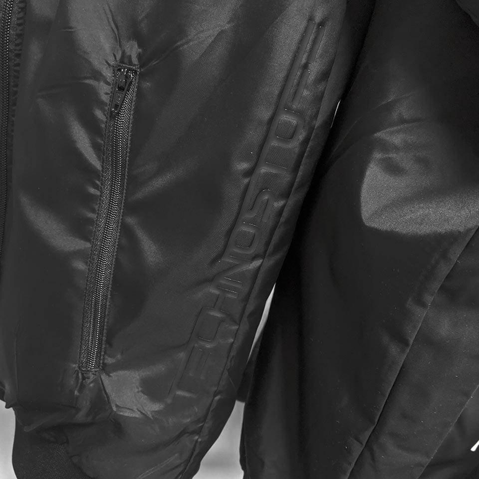 Technostoff Classic Black On Black Windrunner Unisex