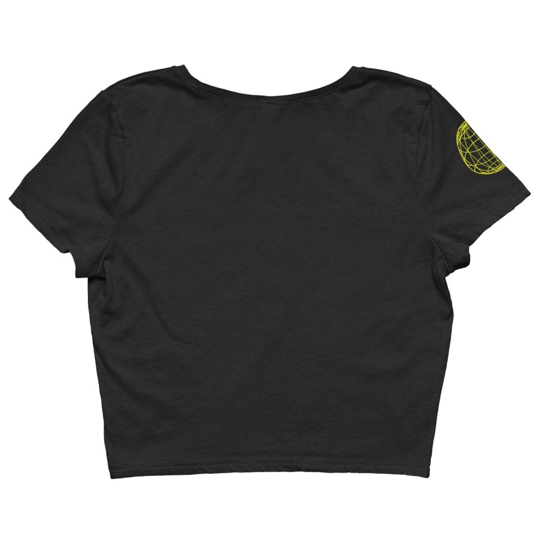 Worldwide Crop Top (schwarz)