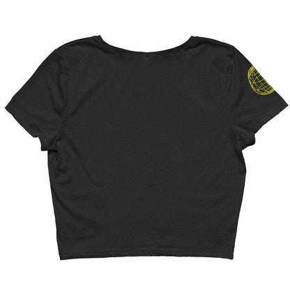Worldwide Crop Top (schwarz)