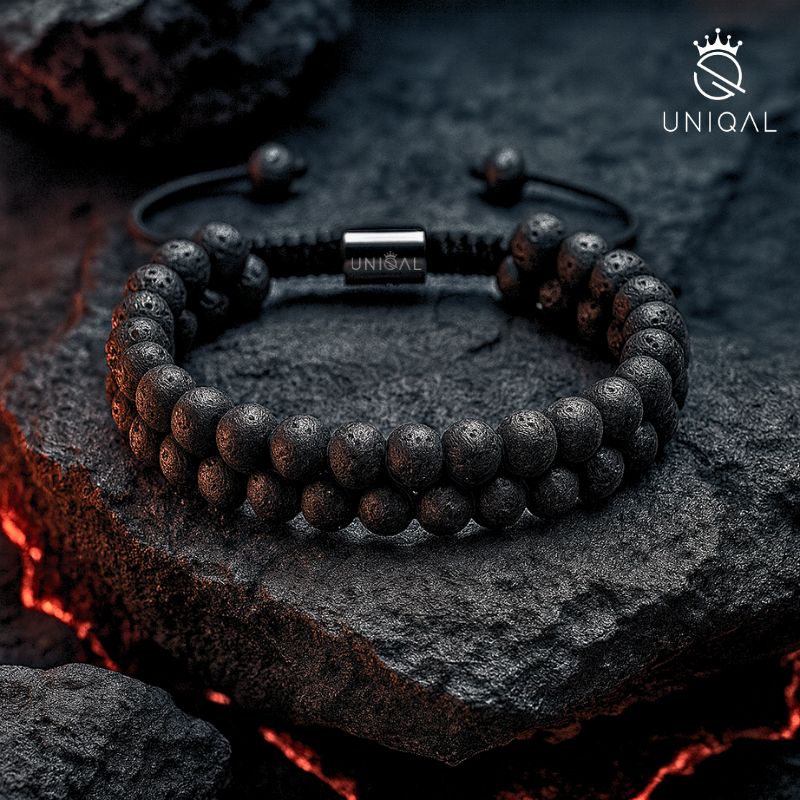 ARMBAND LAVASTEIN ZWEIREIHIG 6MM